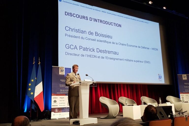 [chaire ECODEF] Vidéo de la Conférence annuelle « Quelle politique industrielle européenne de défense face aux défis à relever ? » (2 décembre 2020 à l’École militaire)